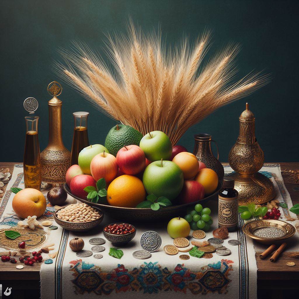 سفره هفت سین ساده و کم هزینه
