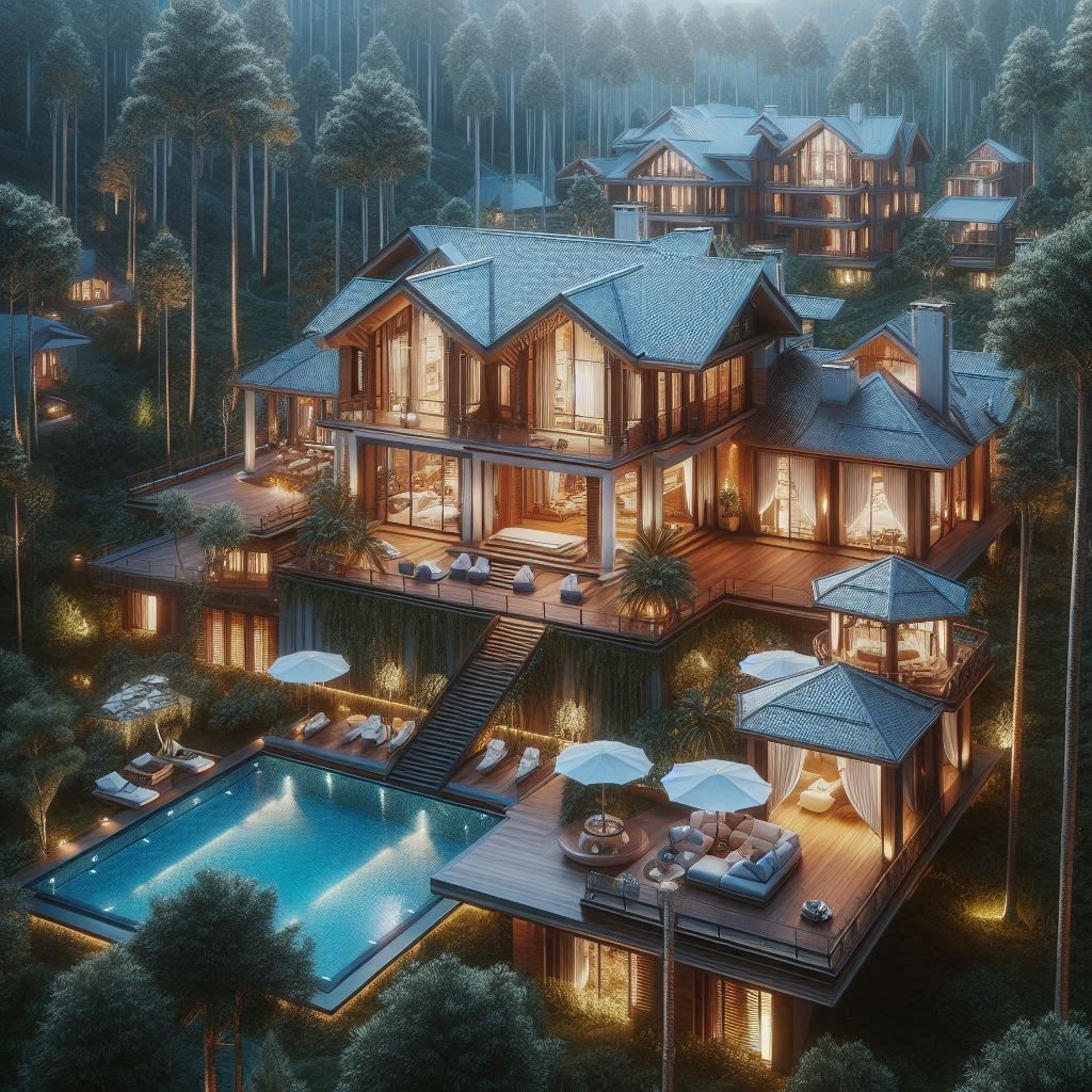 لاکچری ترین ویلا های جنگلی جهان 