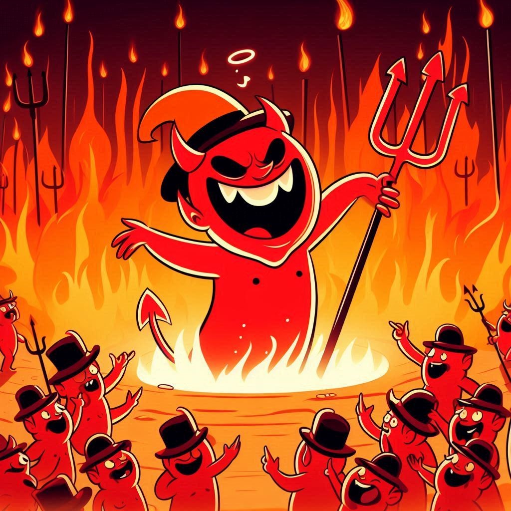 عکس جهنم برای کودکان