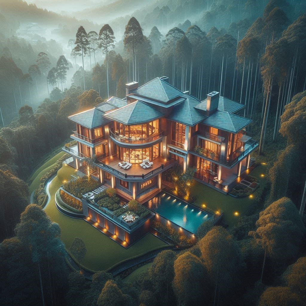 لاکچری ترین ویلا های جنگلی جهان 
