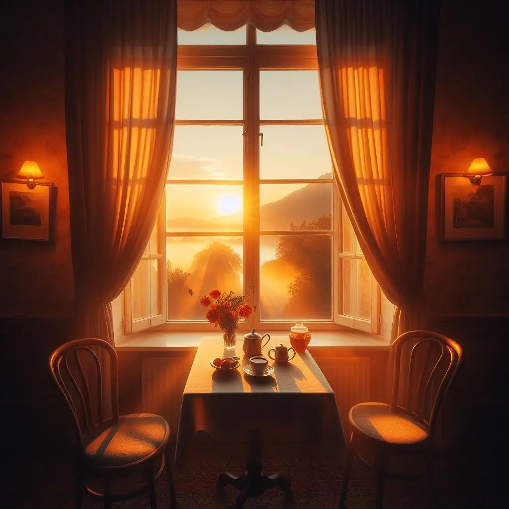 عکس طلوع خورشید صبح