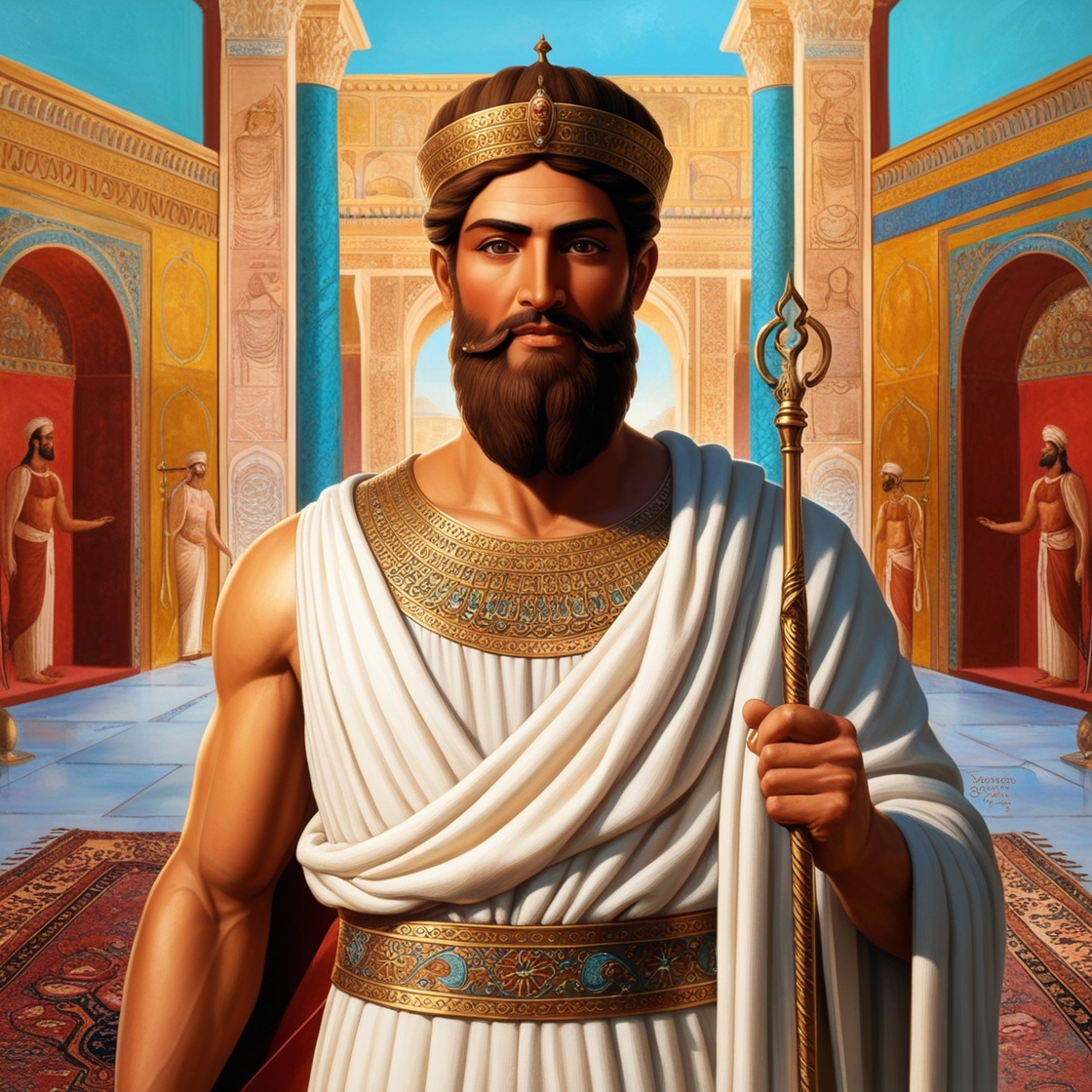 عکس کوروش کبیر با هوش مصنوعی