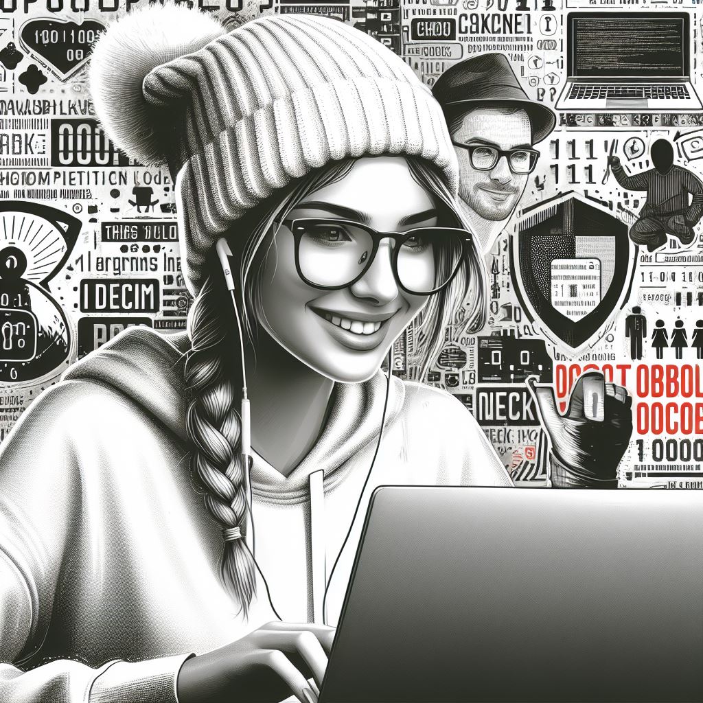 عکر پروفایل دختر برنامه نویس