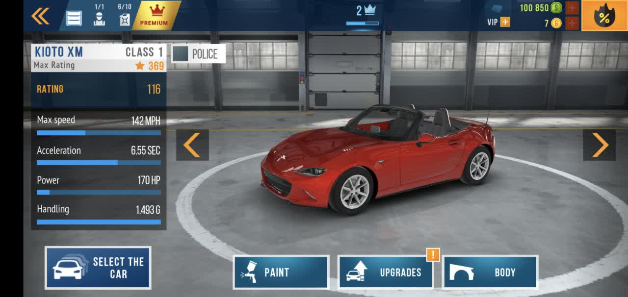 مزدا میاتا در بهترین بازی ریسینگ موبایلی کار ایکس ریسینگ