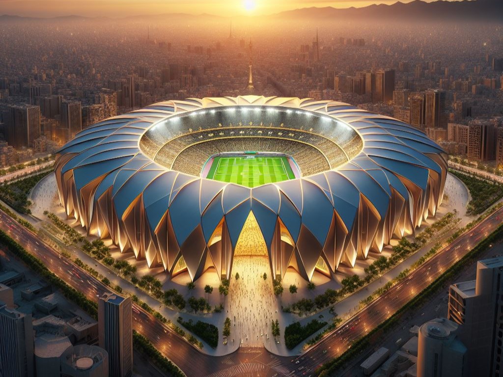 ورزشگاه تهران آرنا با هوش مصنوعی