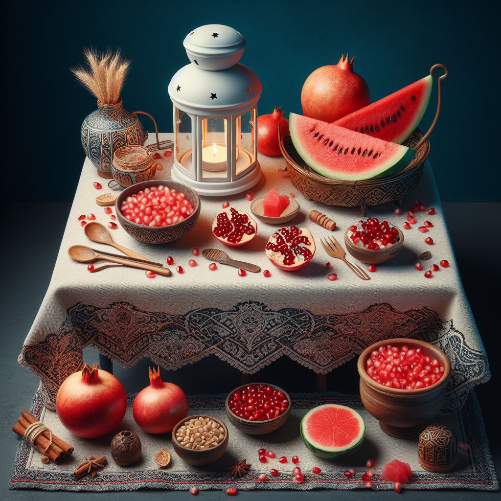 ایده های سفره شب یلدا