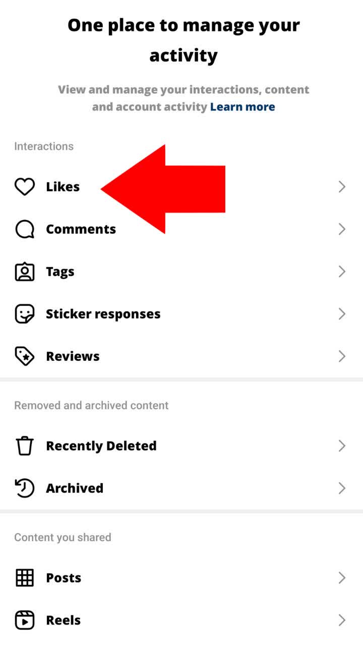 بهترین راه پیدا کردن پست هایی که لایک کردیم در اینستاگرام