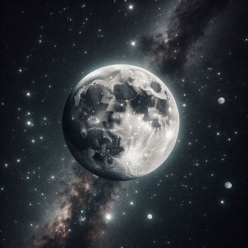 عکس ماه در شب برای پروفایل