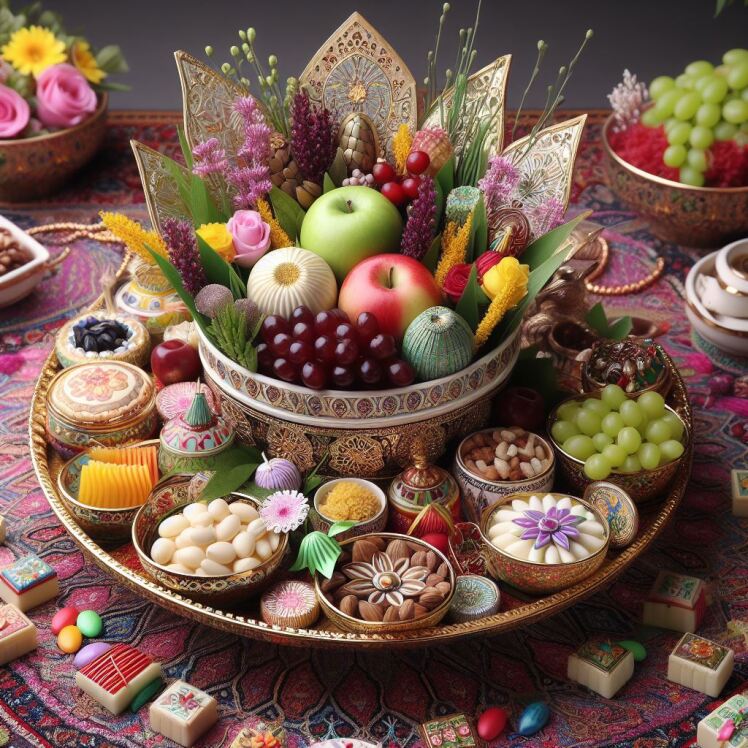 20 ایده جدید برای چیدن سفره و میز هفت سین نوروز 1403 (شیک و باکلاس)