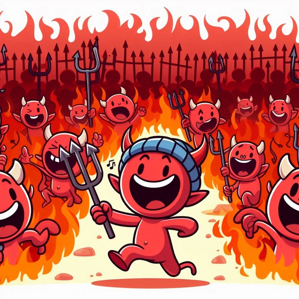 عکس جهنم برای کودکان