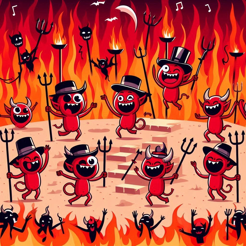 عکس جهنم برای کودکان