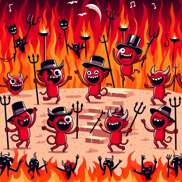 عکس جهنم برای کودکان