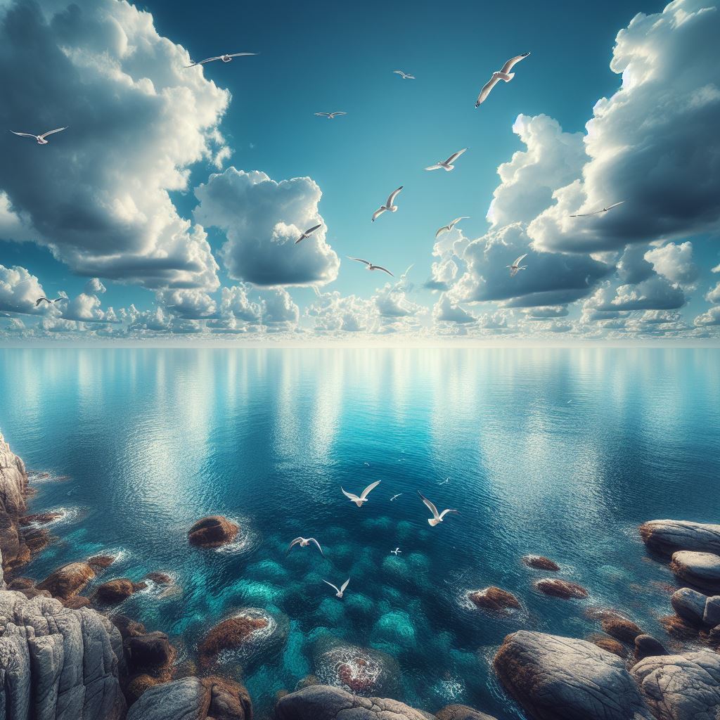 عکس دریا زیبا