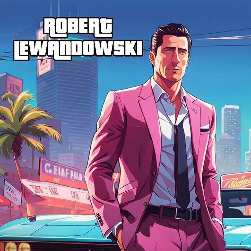 لواندوفسکی در بازی جی تی ای 6