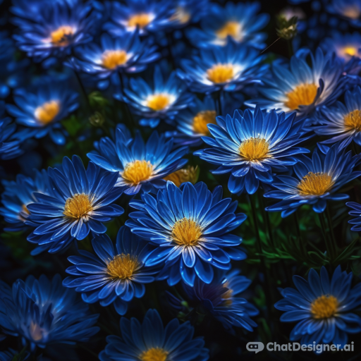 عکس گل آبی زیبا برای پروفایل