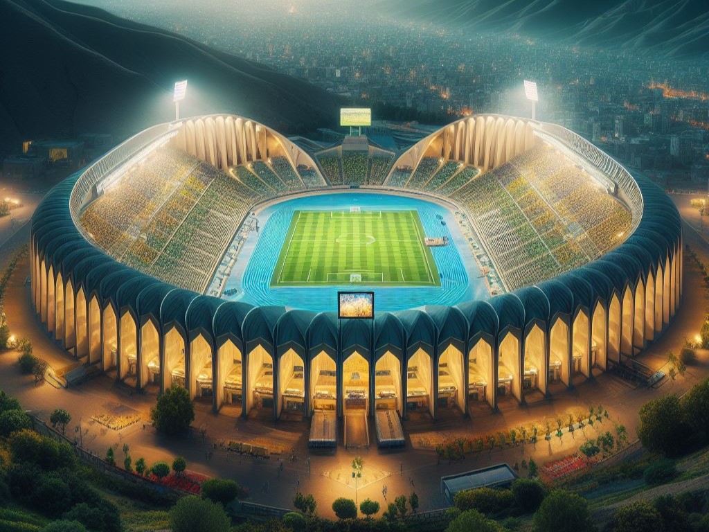 ورزشگاه اختصاصی سپاهان اصفهان با هوش مصنوعی
