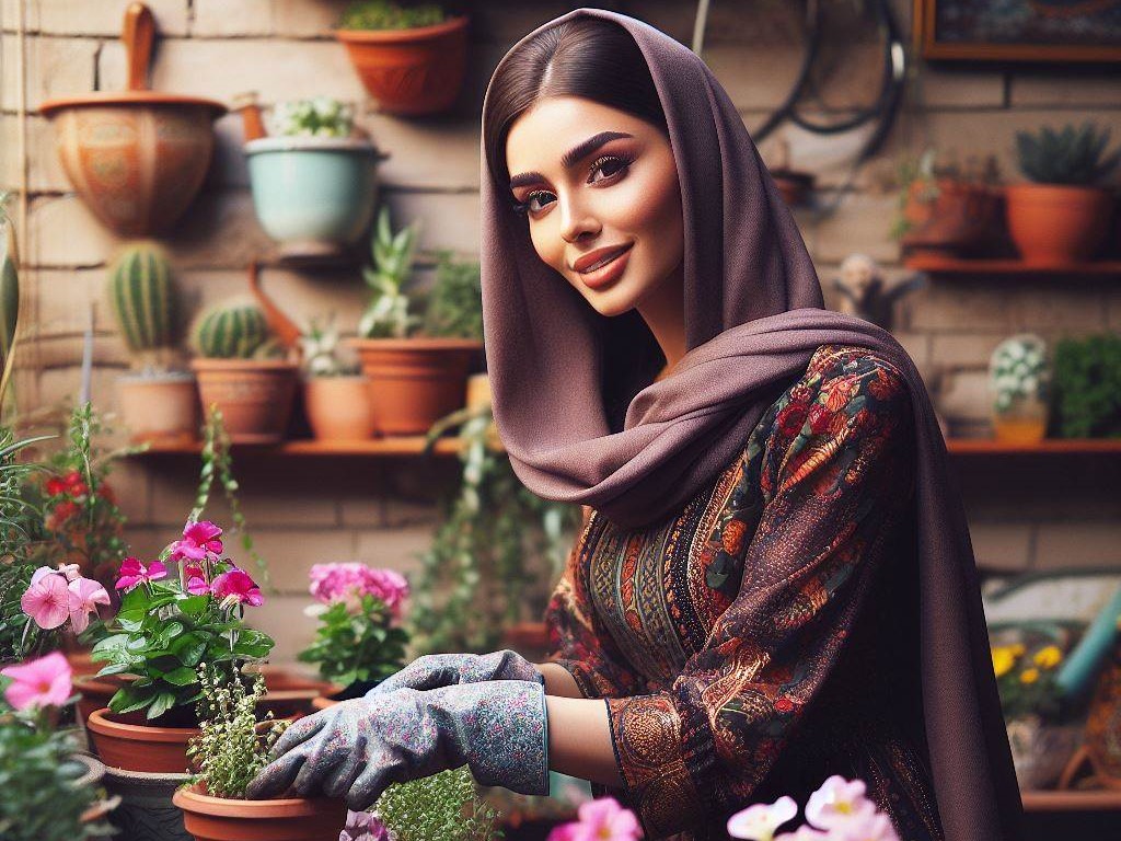 پرورش گل و گیاه بهترین سرگرمی برای خانم ها