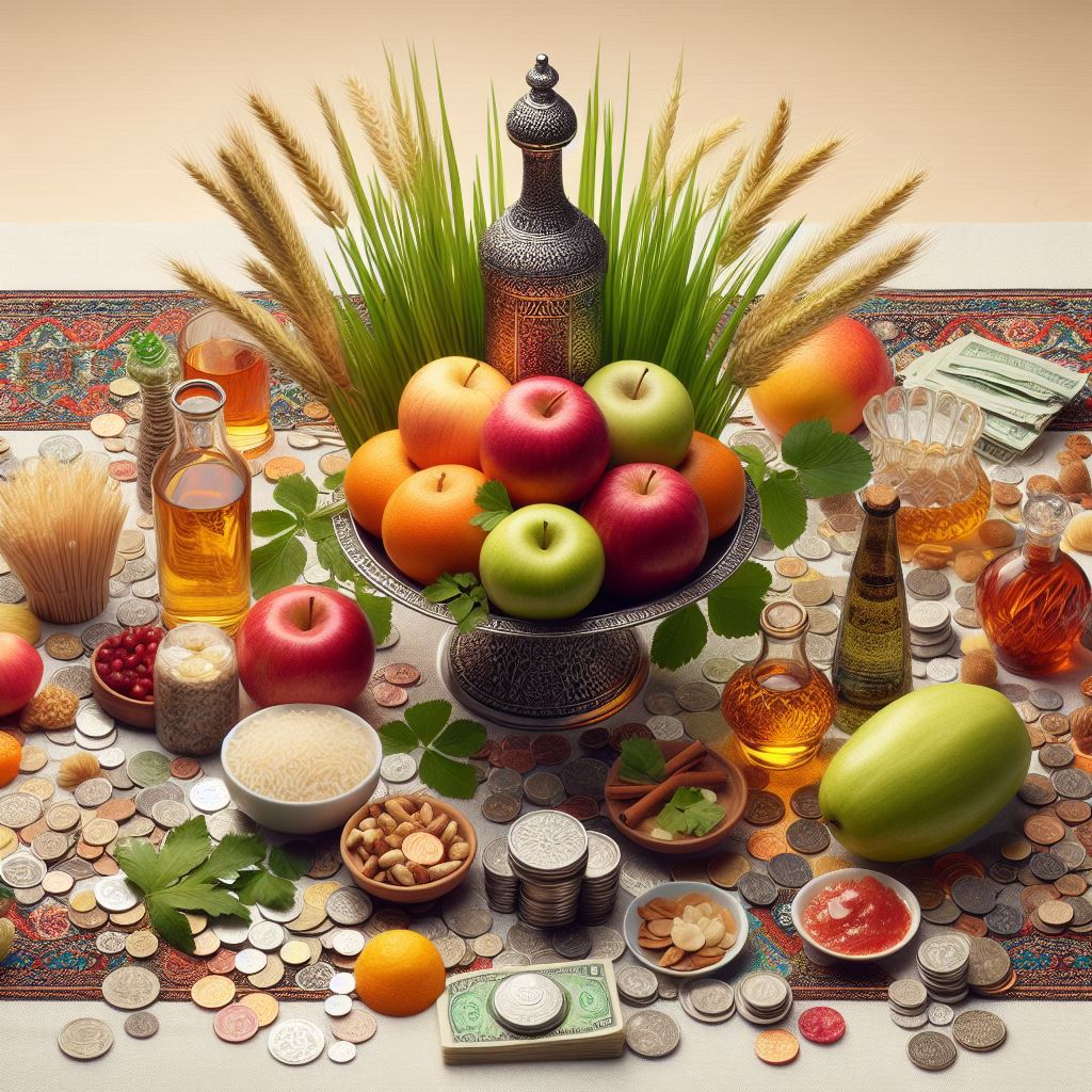سفره هفت سین خانه مادربزرگ