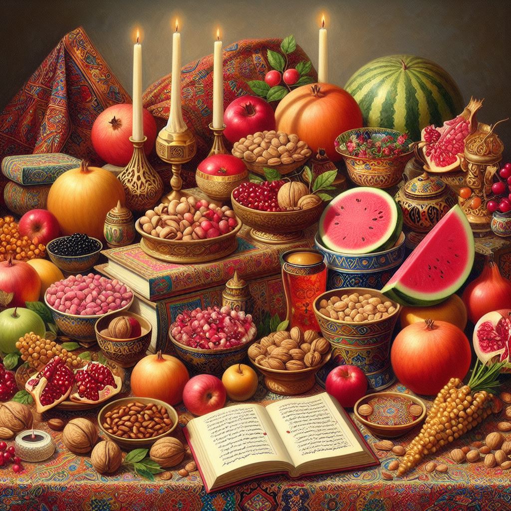 ایده های سفره شب یلدا