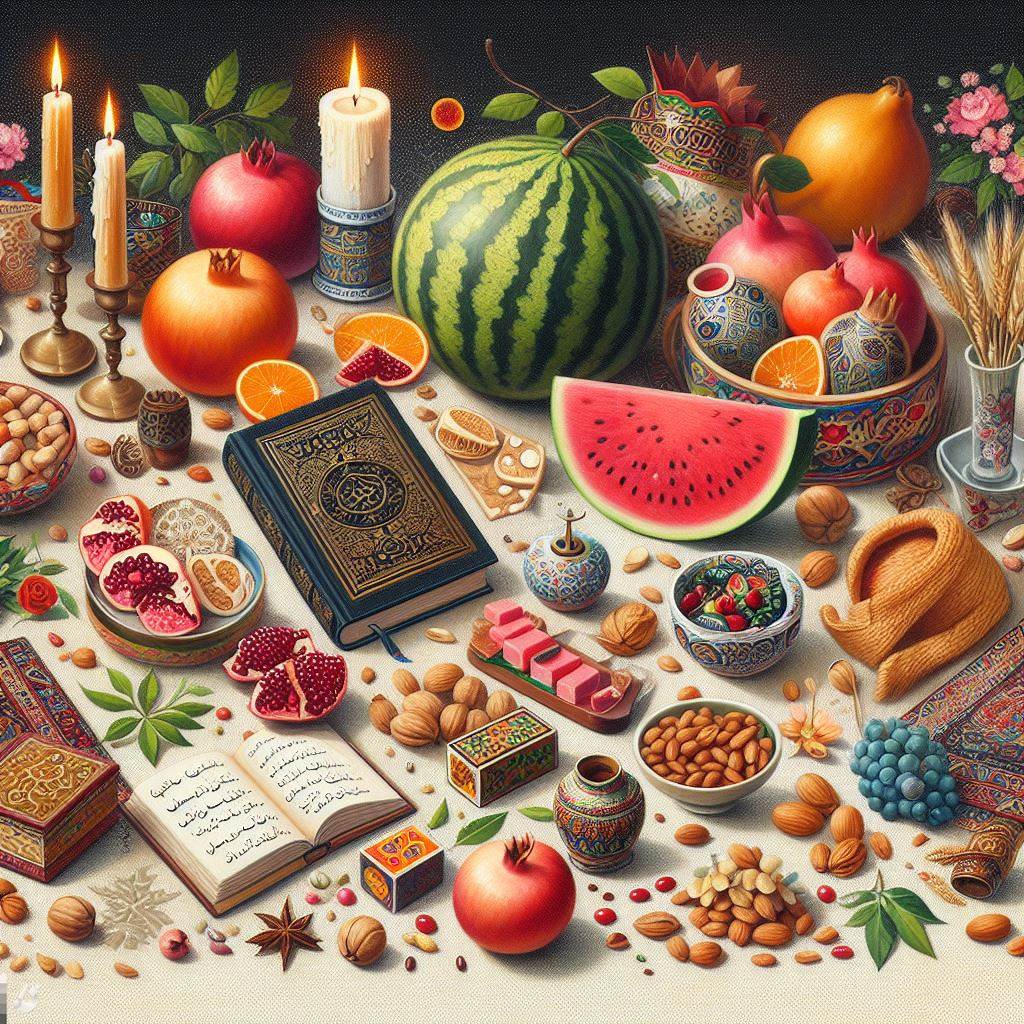 ایده های سفره شب یلدا