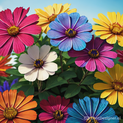 عکس پروفایل گل رنگی رنگی