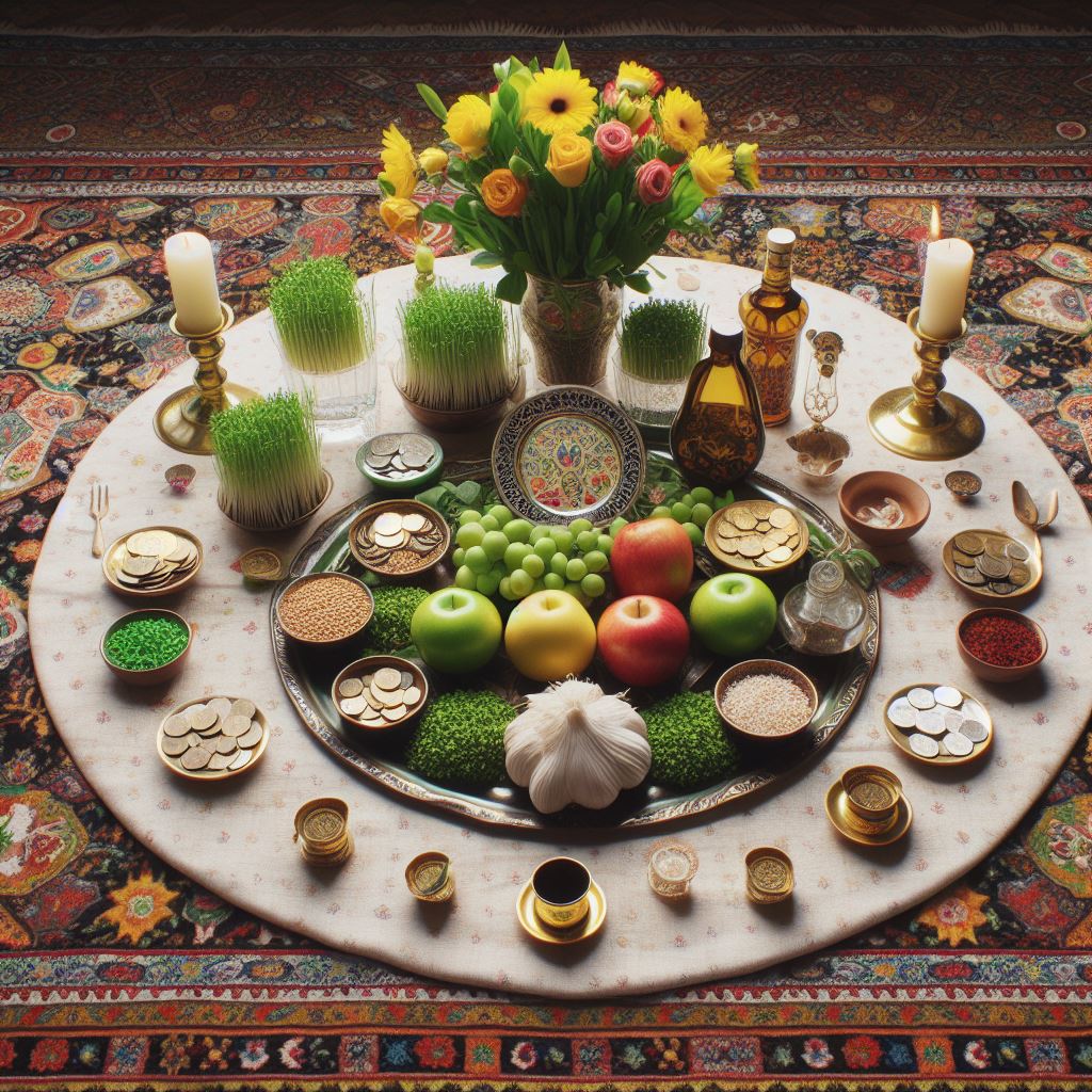 سفره هفت سین ساده و کم خرج