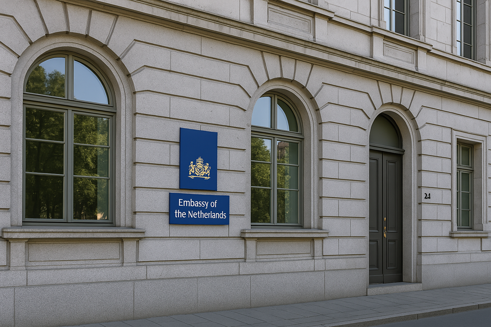 وقت تایید مدارک سفارت هلند