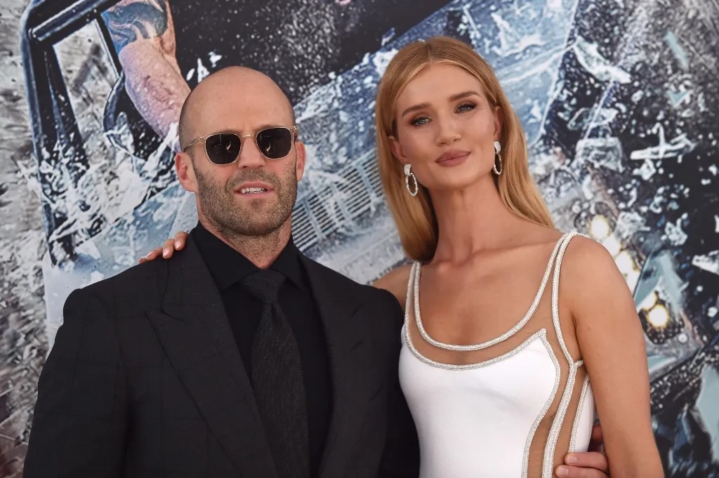 جیسون استاتهام و همسرش