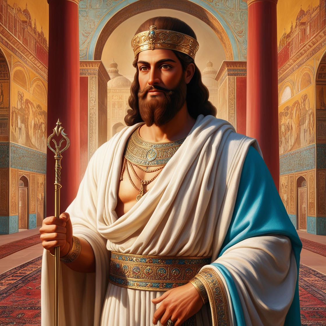 عکس کوروش کبیر با هوش مصنوعی