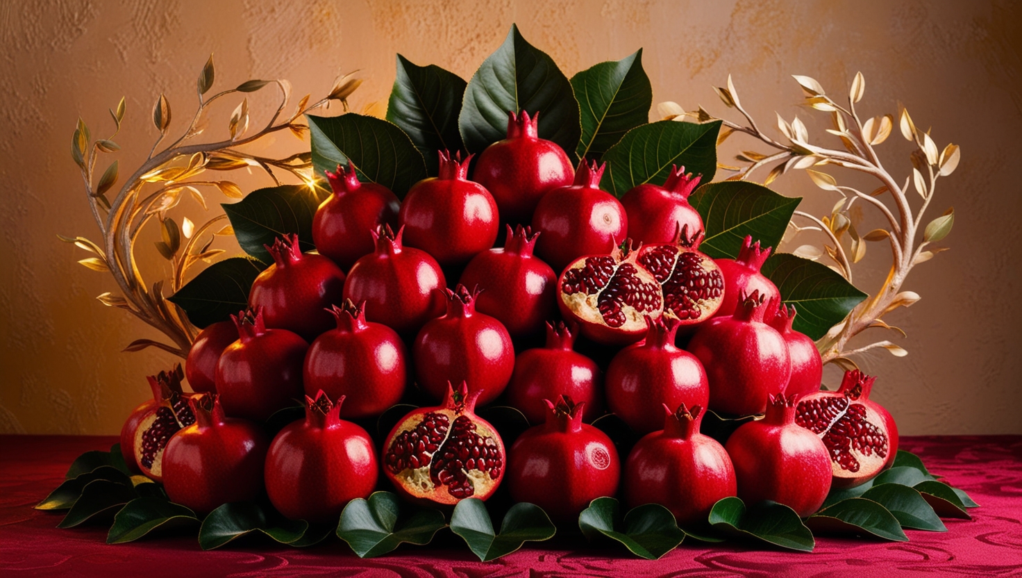 عکس انار برای شب یلدا